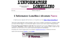 Desktop Screenshot of informatorelomellino.it