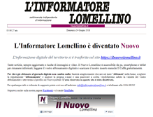 Tablet Screenshot of informatorelomellino.it